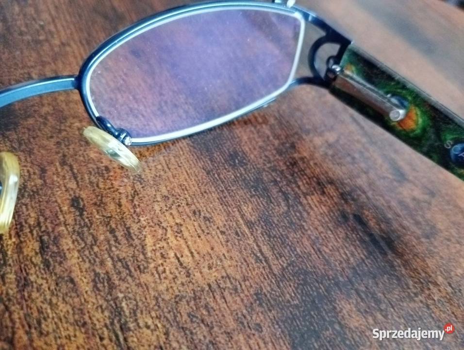 Eleganckie metalowe okulary do czytania 250 Wzór Wrocław