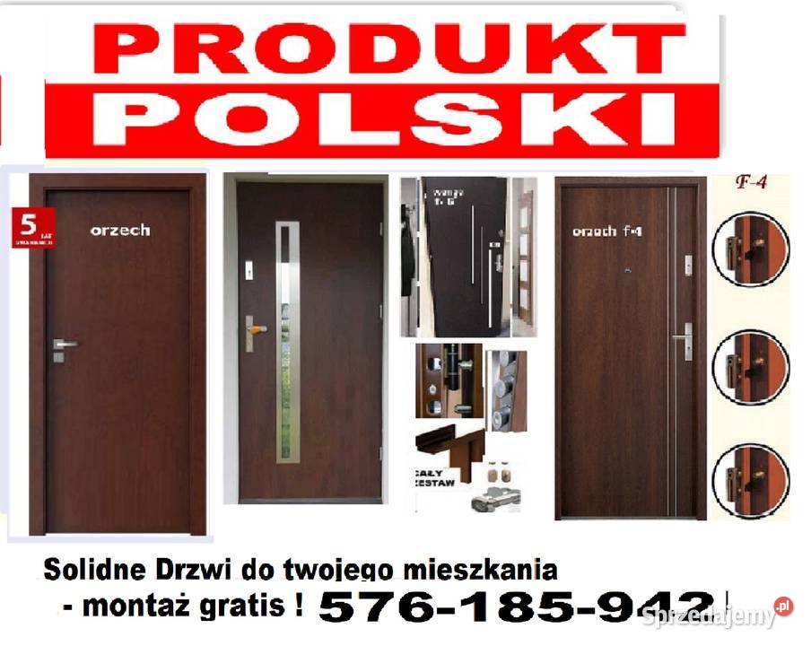 Drzwi zewnętrzne z montażem ręki Dom i Ogród świętokrzyskie Włoszczowa