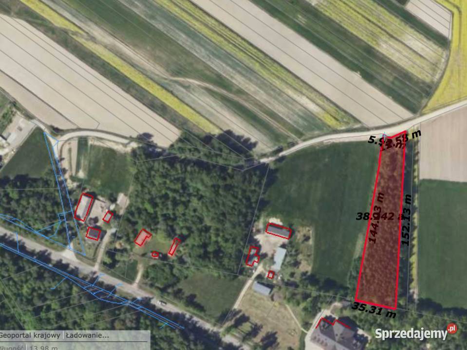 Działki zalesione Kopiec