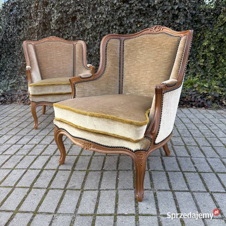 ARTexpert Pałacowy zestaw Sofa dwa fotele Ludwik