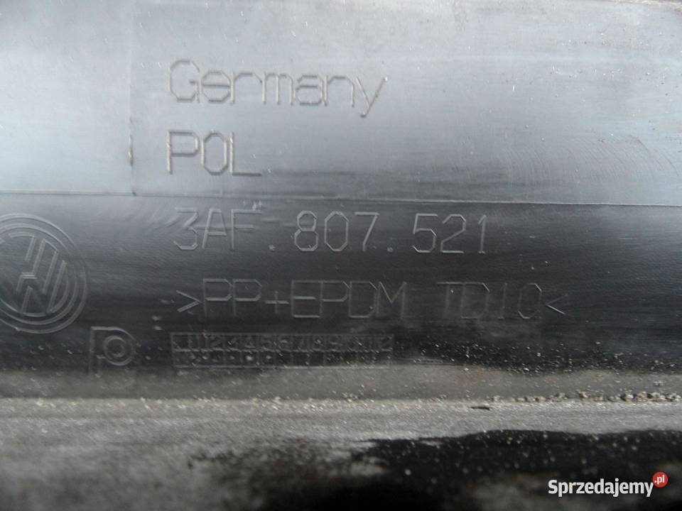 PASSAT B7 16 TDI 13r dokładka spojler zderzaka