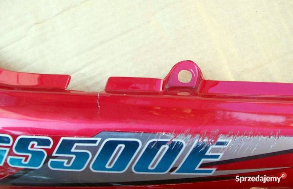 Ogon zadupek owiewka Suzuki GS500 Czerwony lewy Swarzędz
