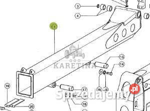 CLAAS TARGO K70 Maszt Zewnętrzny Wysięgnik Jastrzębniki