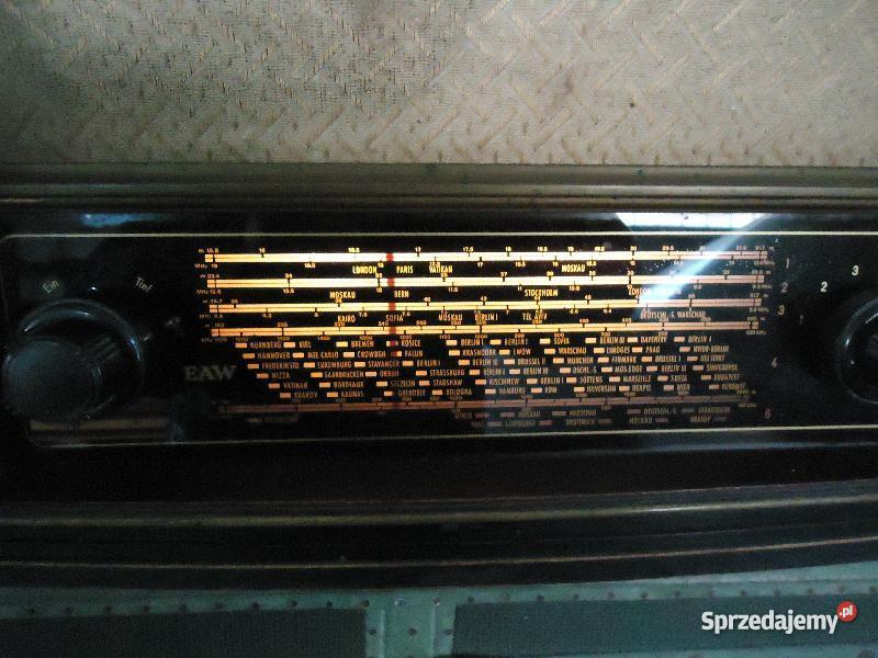 STARE RADIO LAMPOWE ZABYTKOWE SPRAWNE EAW AT 660 Antyki