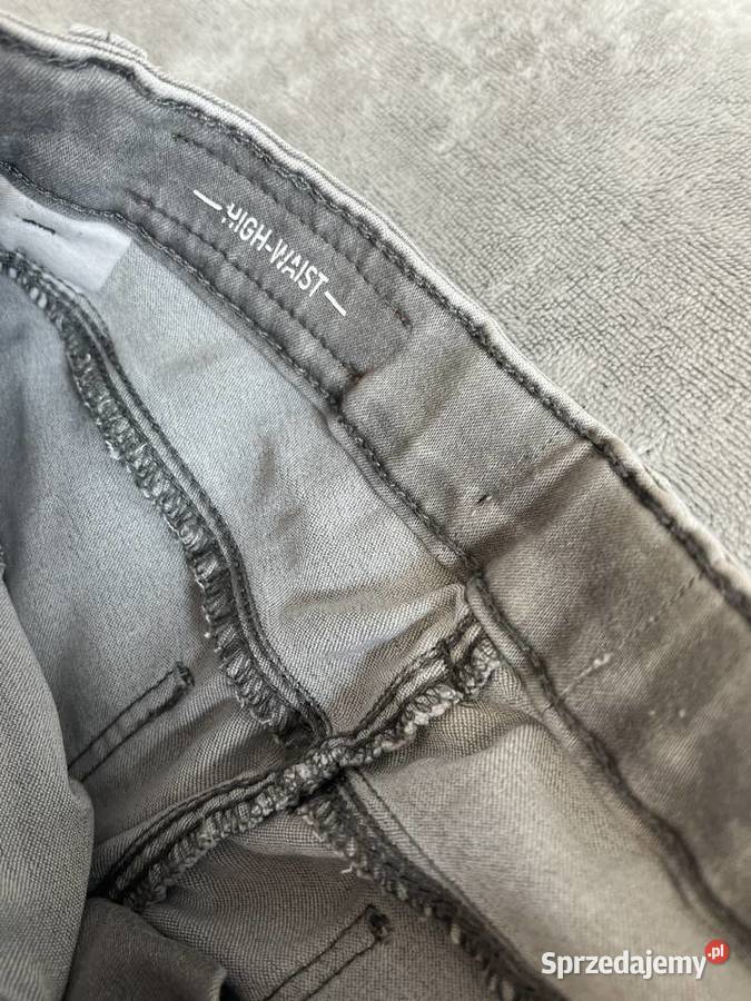 Jeansy skinny spodnie jeansowe rurki szare Rozmiar 158 Jasło