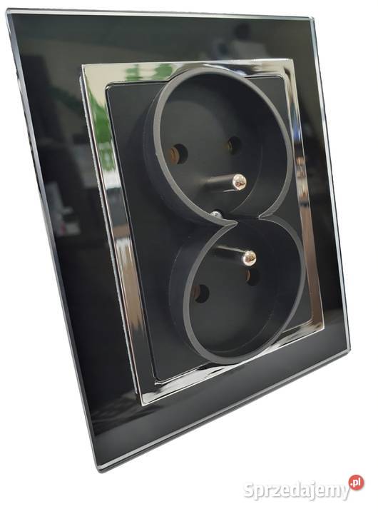 Gniazdo szklane pidwójne Magic Timexelektro Gniazda Włoszakowice