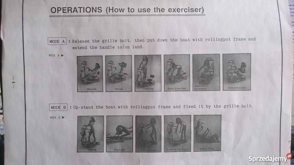 Wielofunkcyjne urządzenie do ćwiczeń