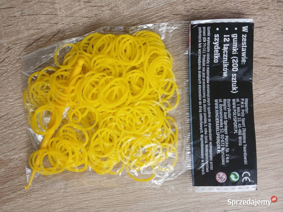 Zestaw Loom Bands gumki łączniki szydełko Chrzanów