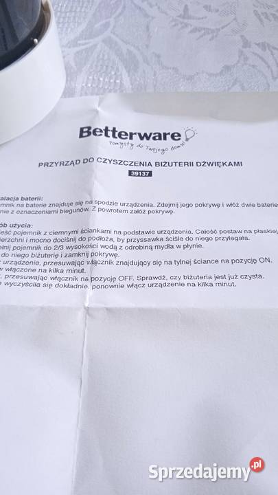 ULTRADŹWIĘKOWY PRZYRZĄD DO CZYSZCZENIA BIŻUTERII Piła