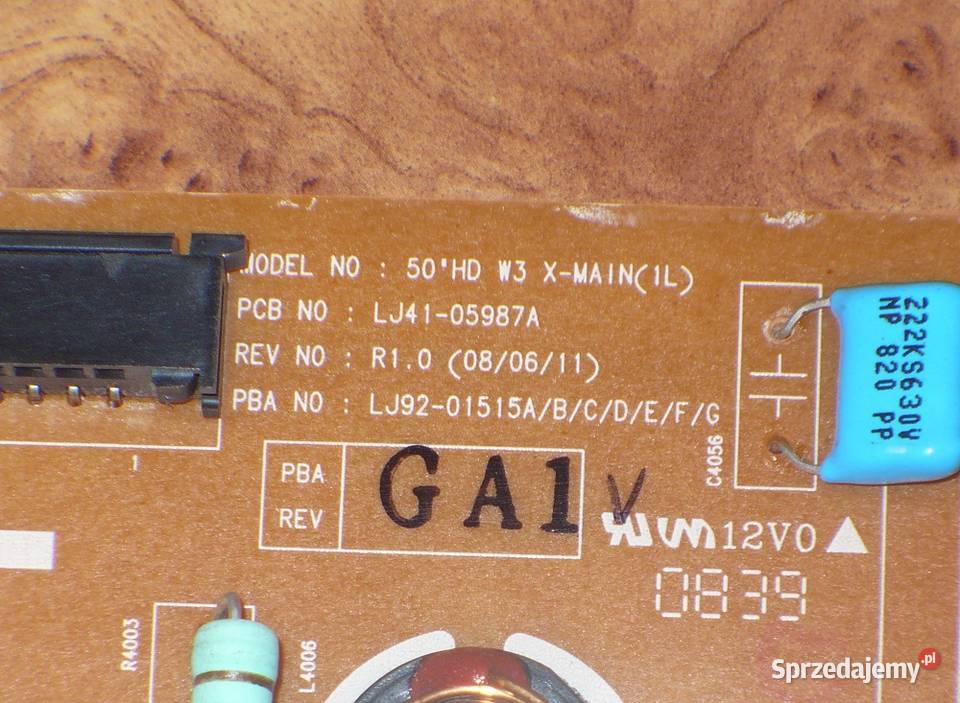 XMain 50HD W3 LJ4105987A TV Samsung 50A451P1 lubelskie