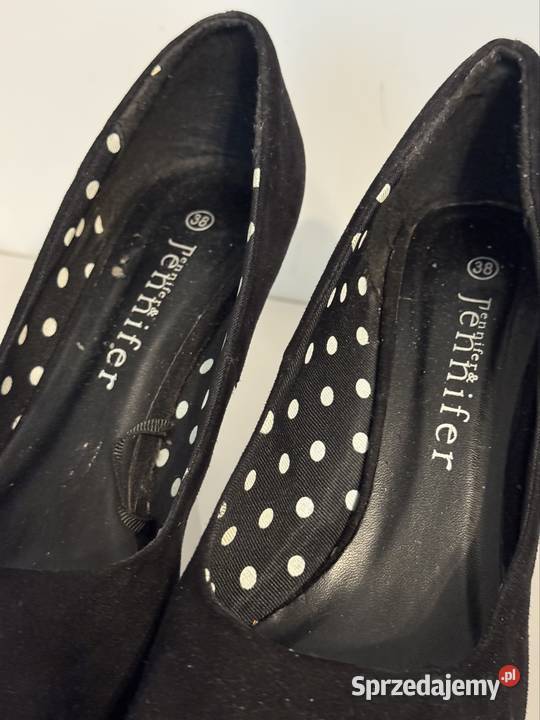 Czarne szpilki JenniferJennifer rozmiar 38 obcas inna Pruszków