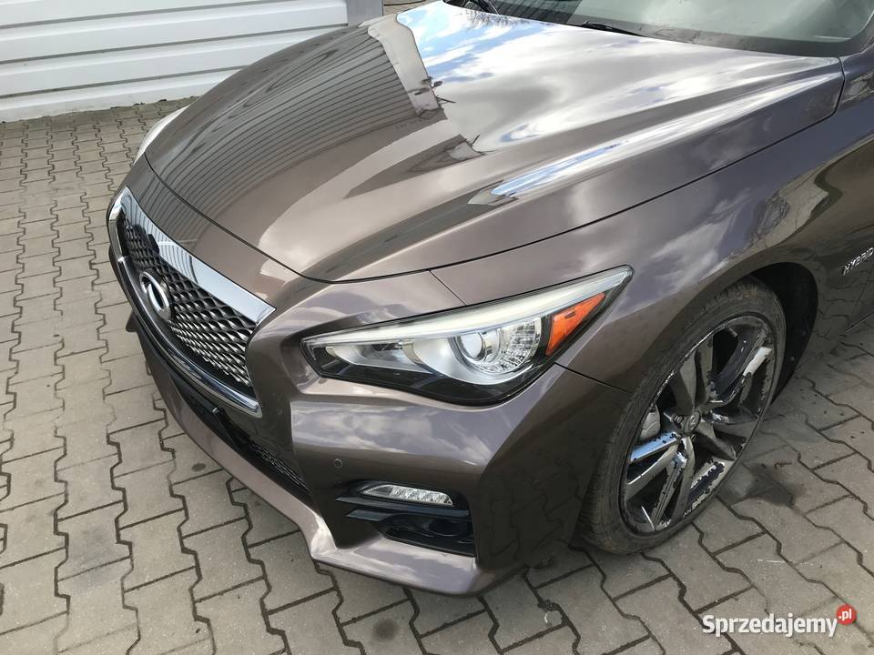 INFINITI Q50 KOMPLETNY PRZÓD ZDERZAK MASKA LAMPA Nowy Tomyśl