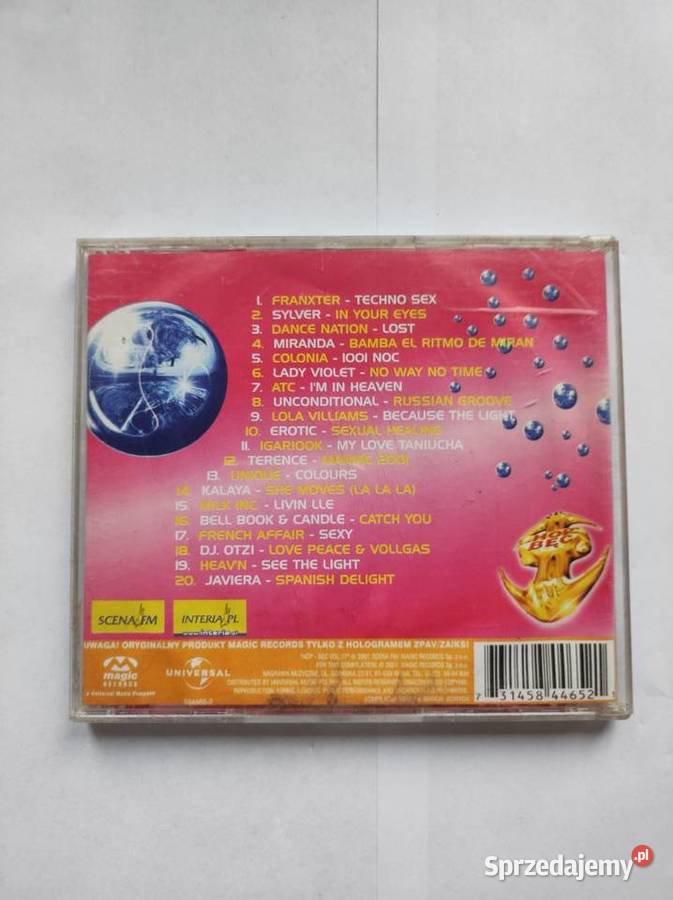 2001 rmf fm hop bęc 17 unikalna kolekcjonerska świętokrzyskie Kielce