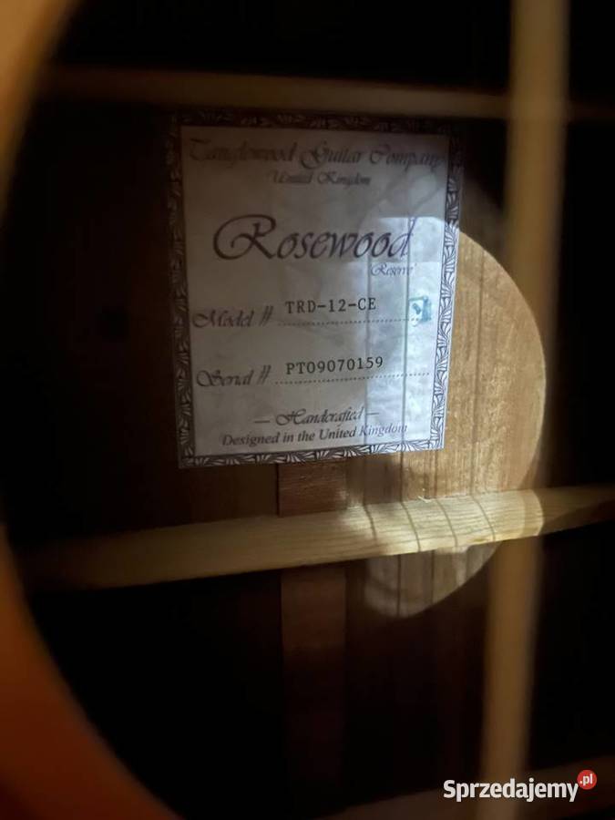 Gitara tanglewood elektroakustyk Siemianowice Śląskie
