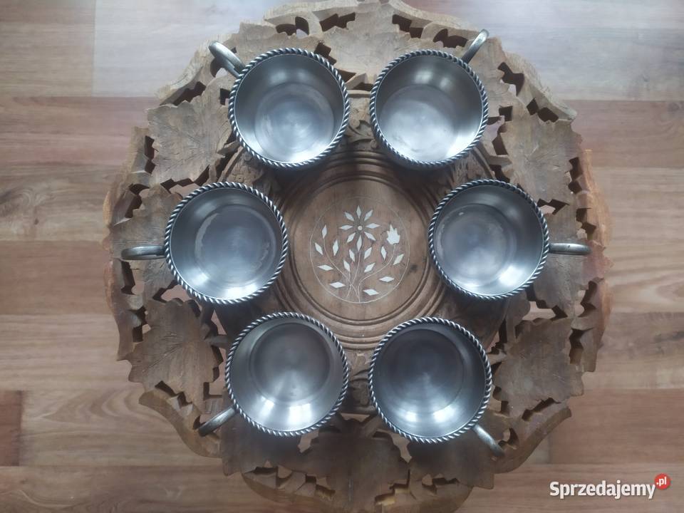 Filiżanka cynowa kubeczek cyna stara Szczecinek