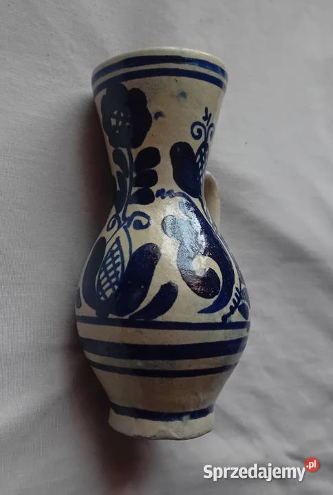 Ceramiczny dzbanek ręcznie zdobiony Korond Koźminek