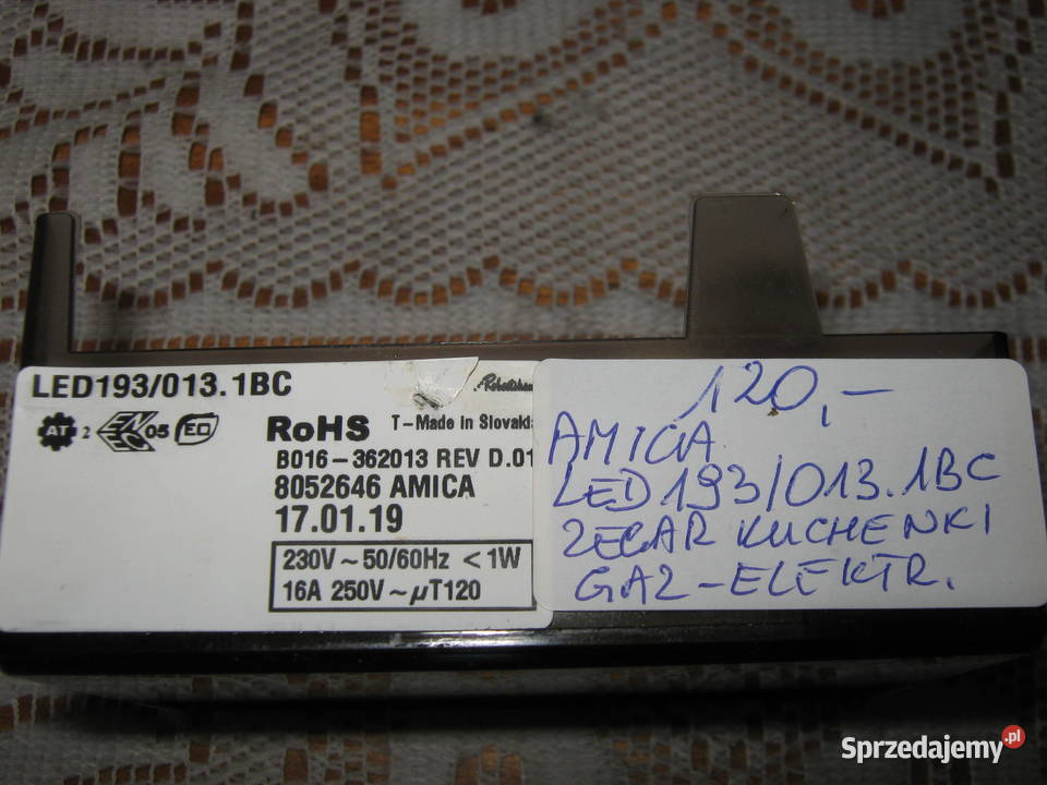 AMICA LED1930131BC ZEGAR KUCHENKI GAZELEKTR Kuchenki i piekarniki Nowy Sącz