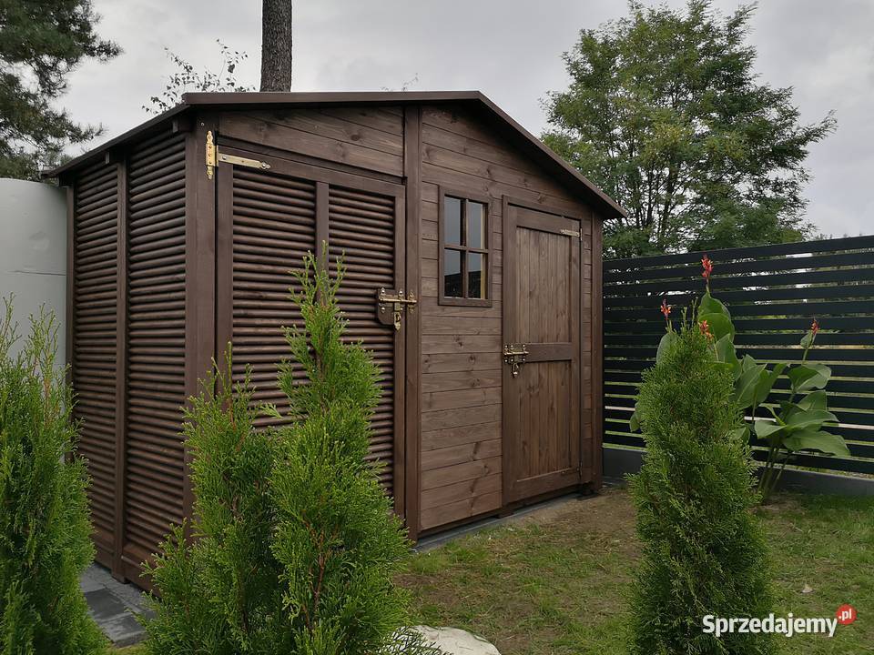 Domek narzędziowy zadaszenie na kosze domek Domki narzędziowe Kalety