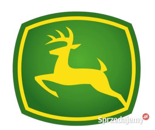 Naklejka John Deere 25x21 na traktor ciągnik Kamionna