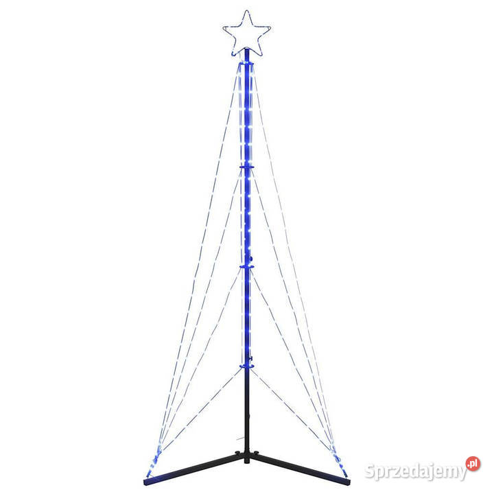 Lampki choinkowe 363 niebieskich LED 182 Warszawa