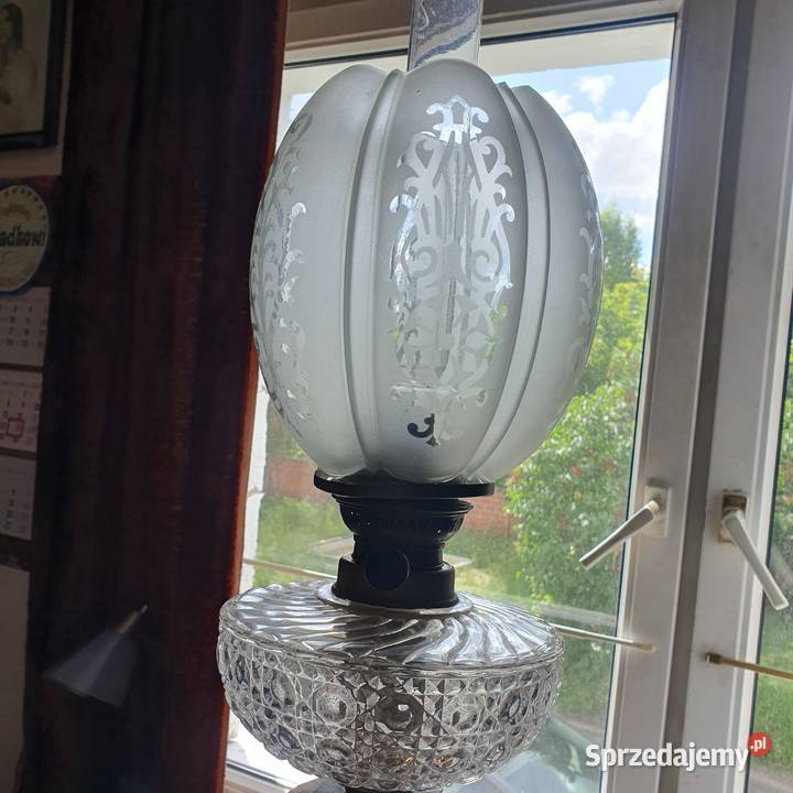 Sprawnastara lampa naftowa z XIX wieku Wrocław