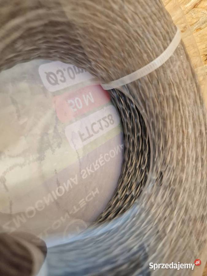 ŻYŁKA TNĄCA DO KOSY KWADRAT 30mm 50m SKRĘCANA wielkopolskie Głogowa