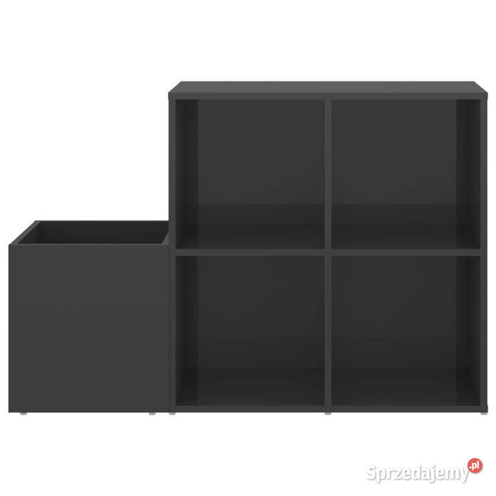 Szafka na buty szara z połyskiem 105x355x70 Warszawa