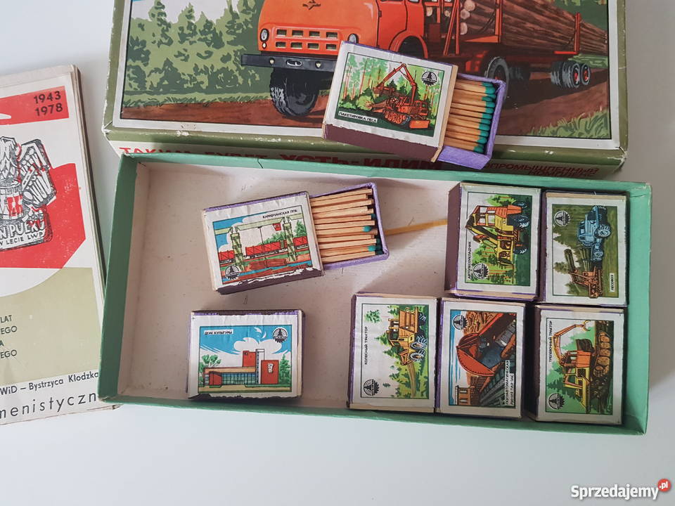 Kolekcjonerskie zapałki PRL Warszawa sprzedam