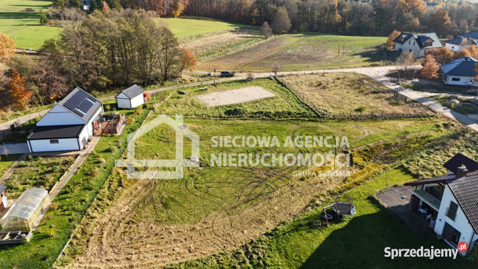 Działka Dobrzewino 1076m2 szambo Sprzedaż