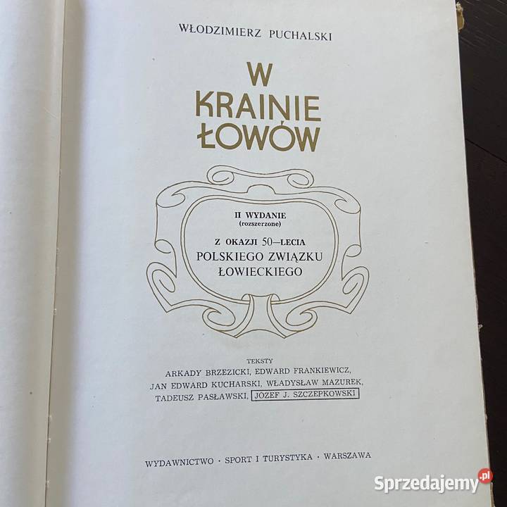 W krainie łowów Włodzimierz Puchalski Jan Marcin Błażejowice