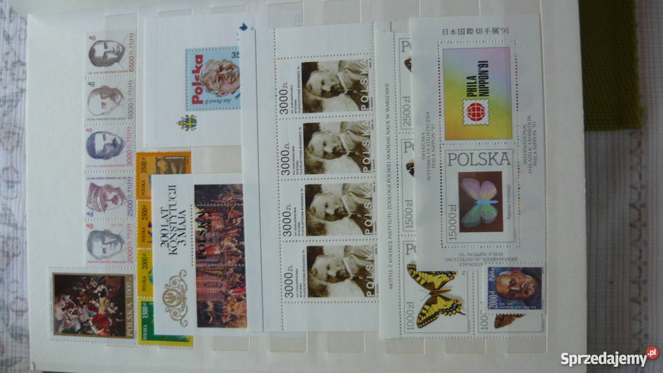 Znaczki czyste 1991 r Myszków