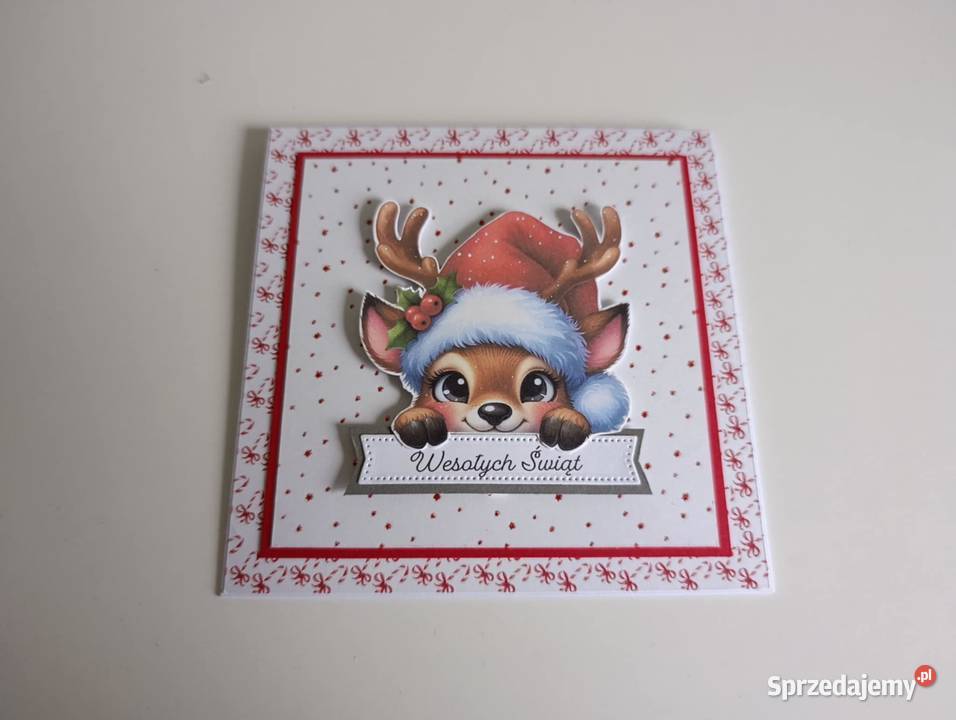 Kartka Świąteczna Boże narodzenie ręcznie łódzkie Łódź