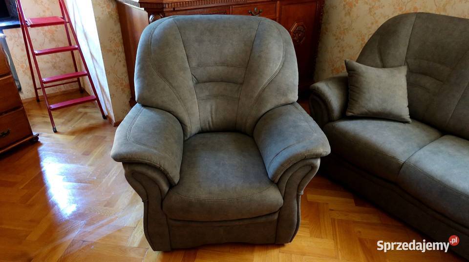 Piękny komplet wypoczynkowy Bologna sofa 3 os i 107cm Ziębice