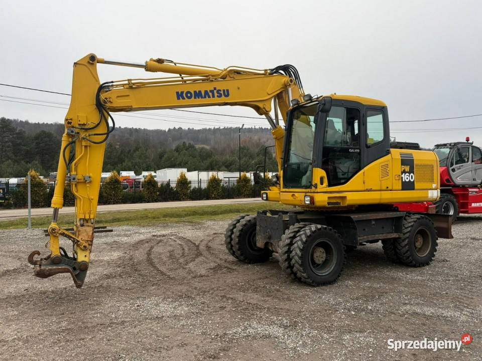 kołowa Komatsu PW1607H Szybko Złącze Sprawna świętokrzyskie sprzedam