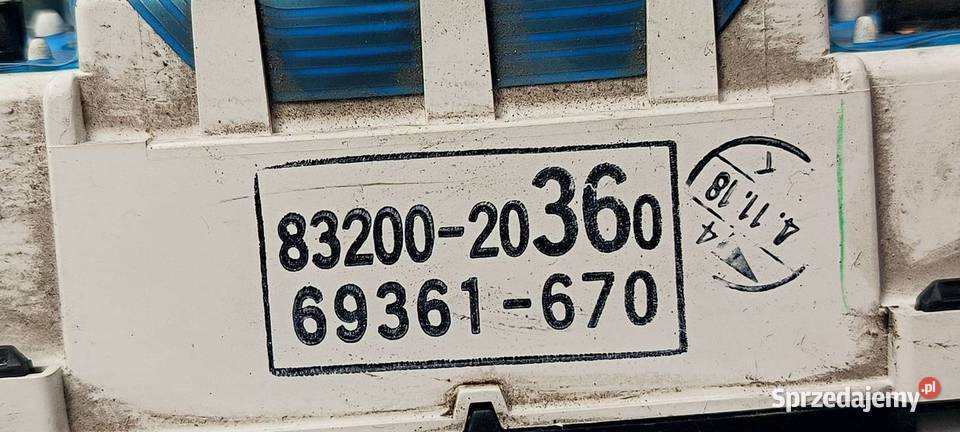 LICZNIK ZEGAR TOYOTA CARINA 8320020360 osobowe Lipno