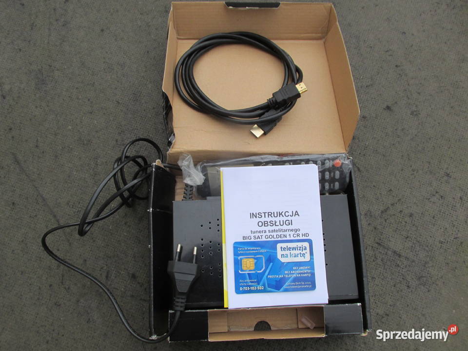 Dekoder satelitarny Big Sat Golden 1 CR HD SMART Kraków