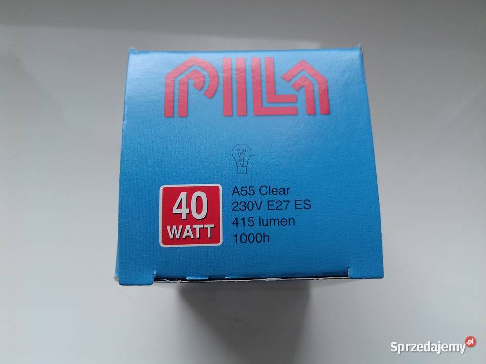Żarówka wolframowa E27 40W 415lm Pila w pudełku Bydgoszcz