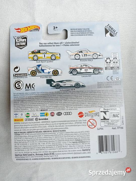 Hot Wheels Premium Audi Sport Quattro stan mint Zabawki