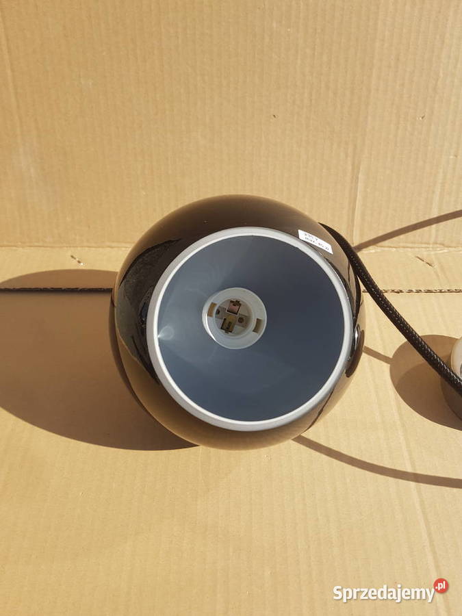 Lampa wisząca KULKA KULA 15 CZARNY połysk szkło Warszawa