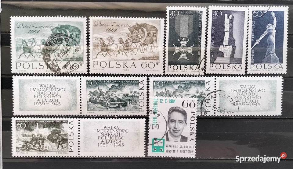 L Znaczki polskie luzaki 1964 kwartał IV Leźnica Wielka-Osiedle