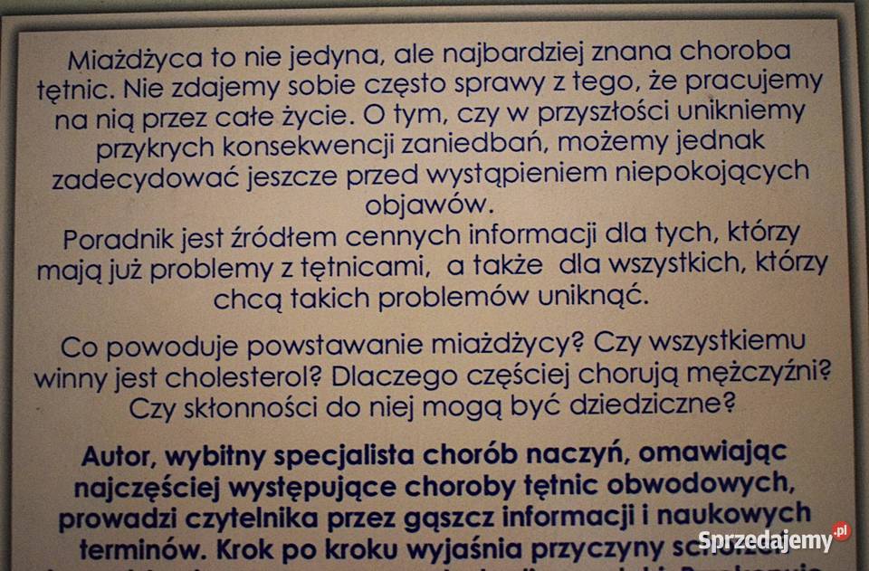 Miażdżyca choroby żył i tętnic przyczyny objawy kujawsko-pomorskie Chełmno