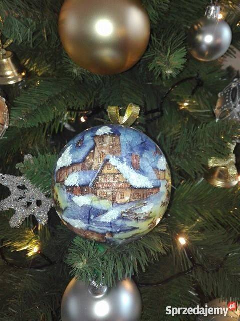Bombki świąteczne decoupage Kraków
