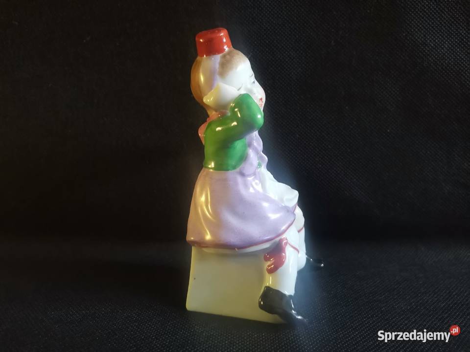 Stara figurka porcelanowa lalka Gebruder Heubach Siemianowice Śląskie
