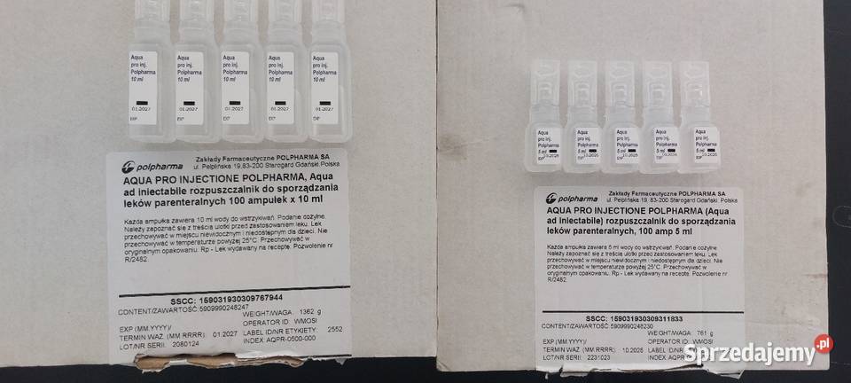 Woda do infekcji Aqua Pro Injection Kalisz
