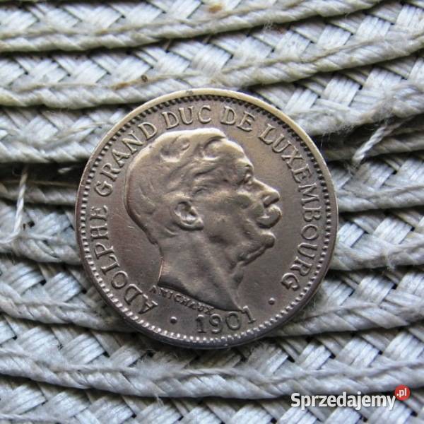 Luksemburg 10 Centimes 1901r Antyki, Sztuka, Kolekcje