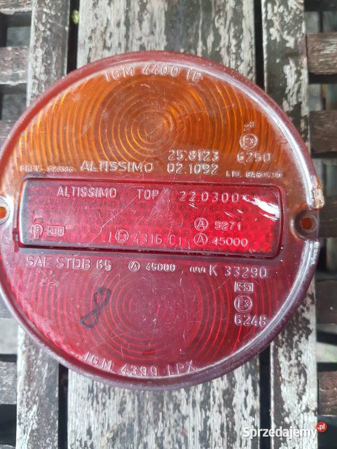 AltissimoKlosz lampy tył tylnejLancia Simca Fiat