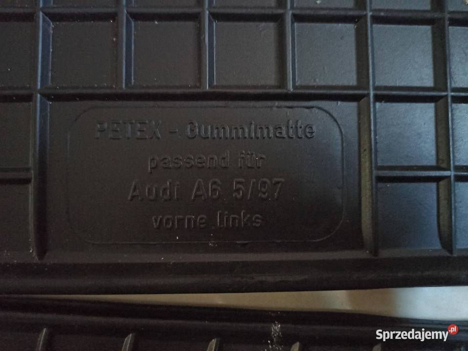 Wycieraczki gumowe Petex do Audi A6 C5 Dywaniki Bełżyce