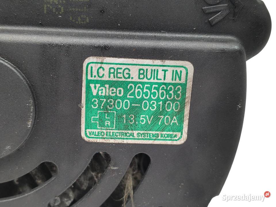 ALTERNATOR Hyundai i20 I 12 16V 3730003100 Części samochodowe Chełm