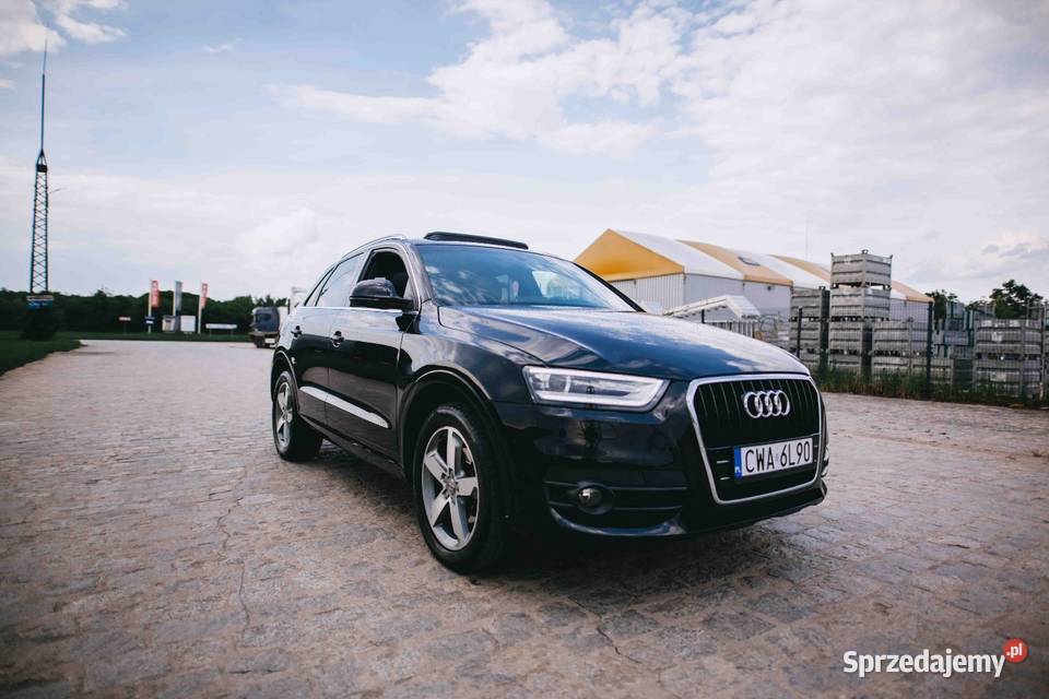 Audi Q3 20 220 automat tiptronic benzyna czarna Audi dolnośląskie Wrocław