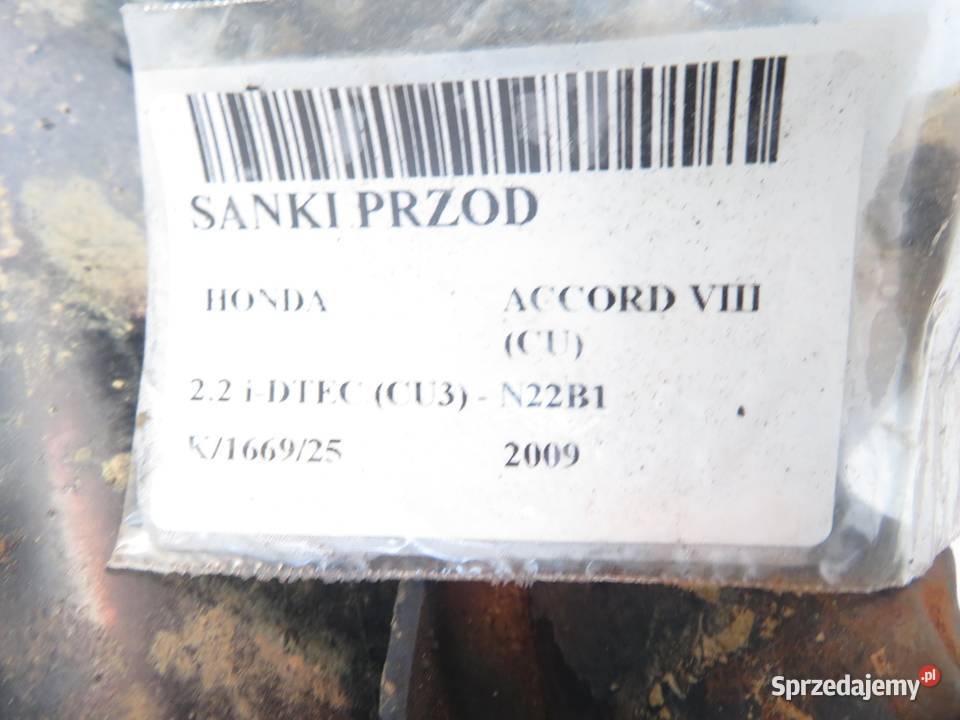 SANKI PRZÓD HONDA ACCORD VIII CU 22 iDTEC CU3 osobowe